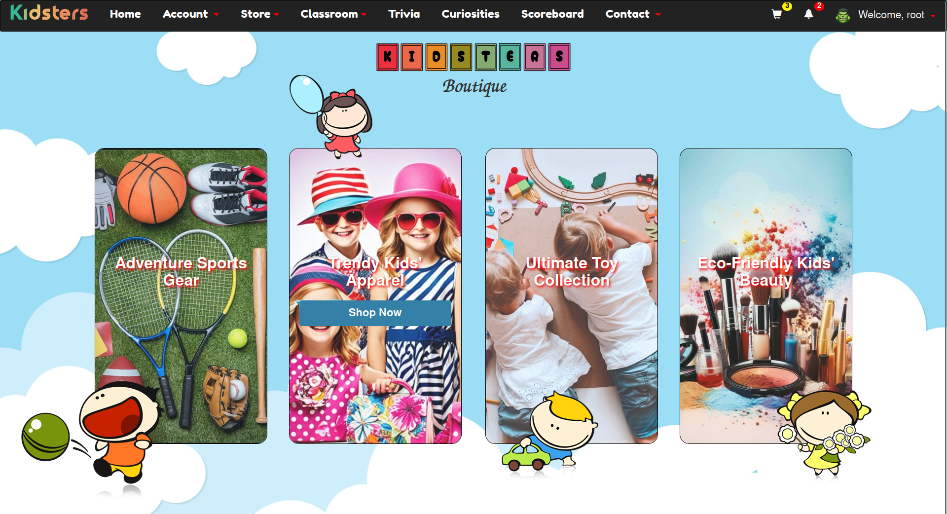 Kidsters Main Page